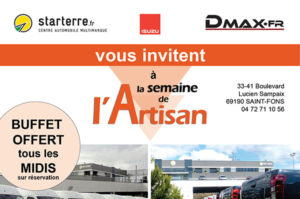 Pour la deuxième année consécutive, Starterre et Dmax.fr organisent la Semaine de l’Artisan