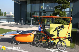 Vélo solaire – Starterre supporte Laurent Souchet sur The Sun Trip 2018
