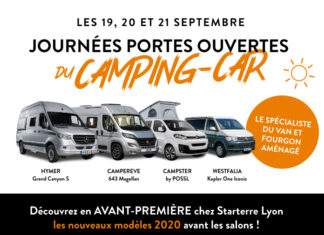 Journées portes ouvertes du camping car chez Starterre Lyon