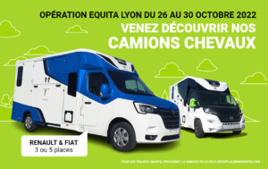 Opération Equita Lyon : découvrez nos camions à chevaux !